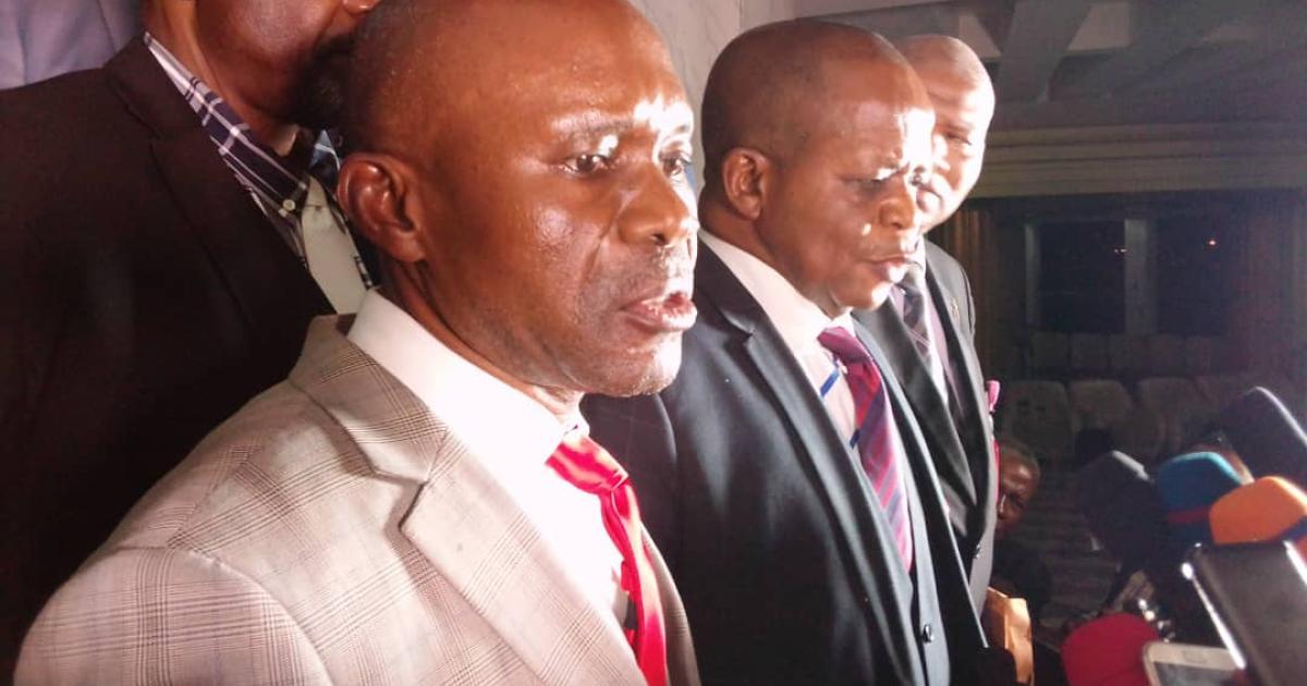 Les réprésentants de l'AETA à l'issue de la rencontre avec Félix Tshisekedi. Ph/Actualite.cd-Ivan Kasongo