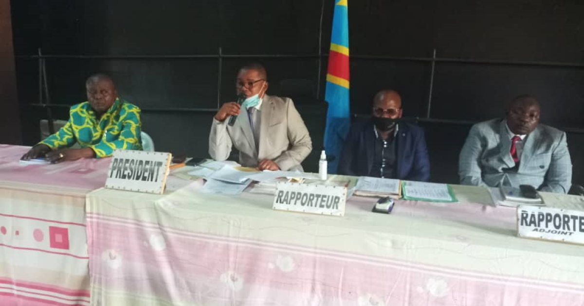 Les membres du bureau de l'Assemblée provinciale du Nord-Ubangi/Ph ACTUALITE.CD