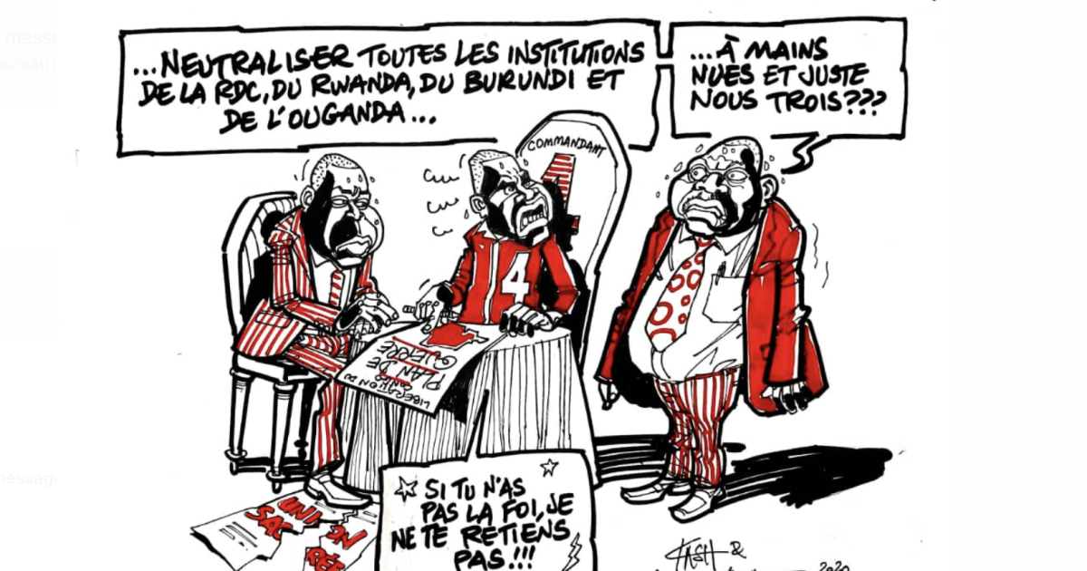 Les caricatures de ACTUALITE.CD sont réalisées par Kash. 