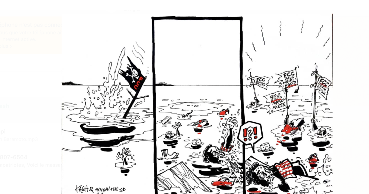 Les caricatures de ACTUALITE.CD sont réalisées par Kash. 