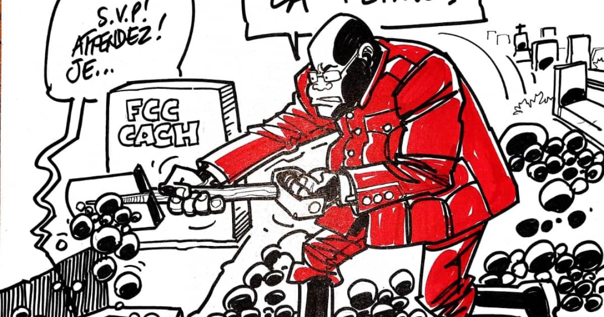 Les caricatures de ACTUALITE.CD sont réalisées par Kash. 
