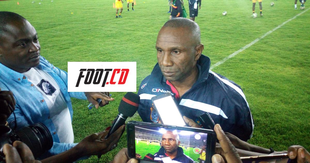 Florent Ibenge à Harare au Zimbabwe avec les Léopards