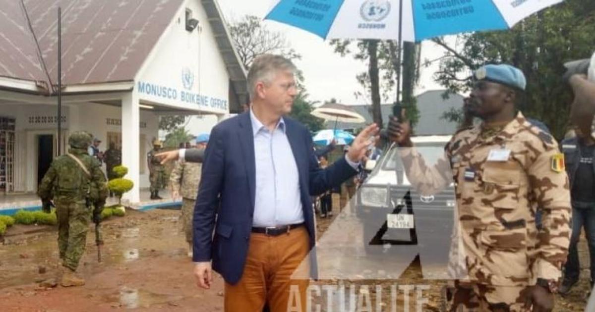 Jean-Pierre Lacroix lors d'une mission à Beni/Ph ACTUALITE.CD