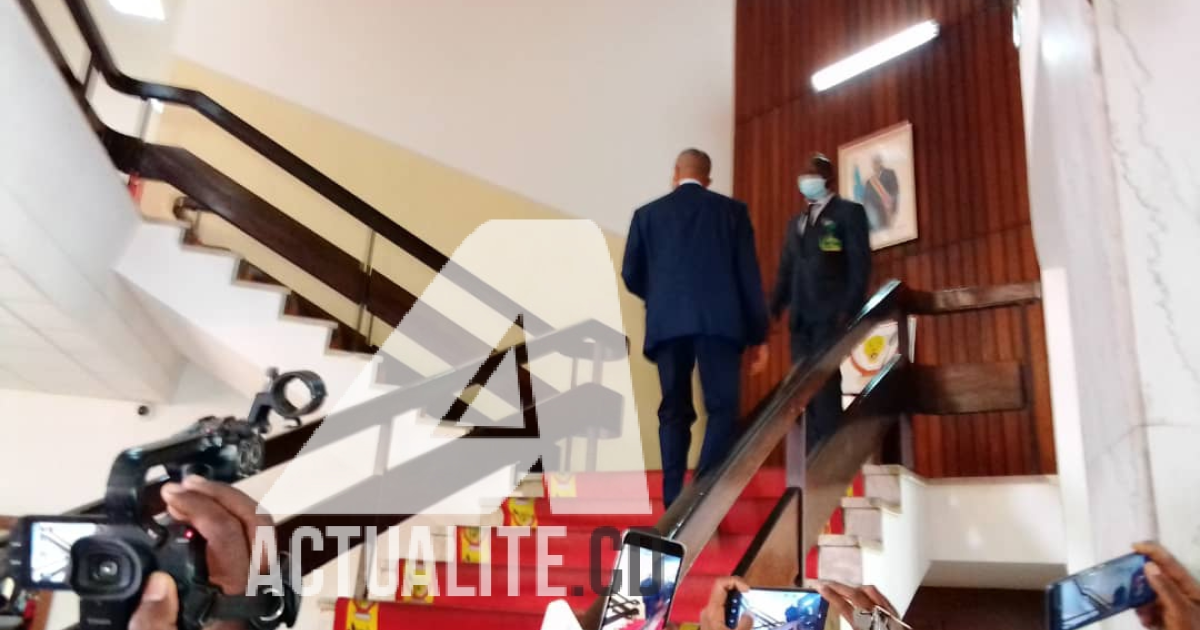 Moise Katumbi accueilli au Palais de la Nation lors des consultations/Ph ACTUALITE.CD