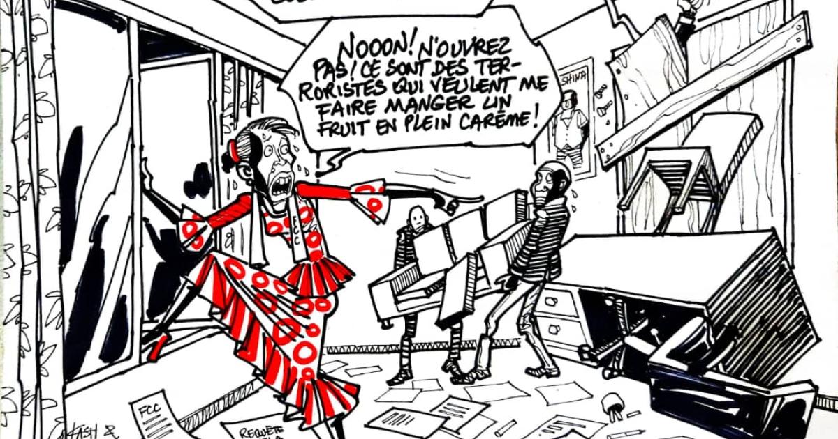 Les caricatures de ACTUALITE.CD sont réalisées par Kash. 