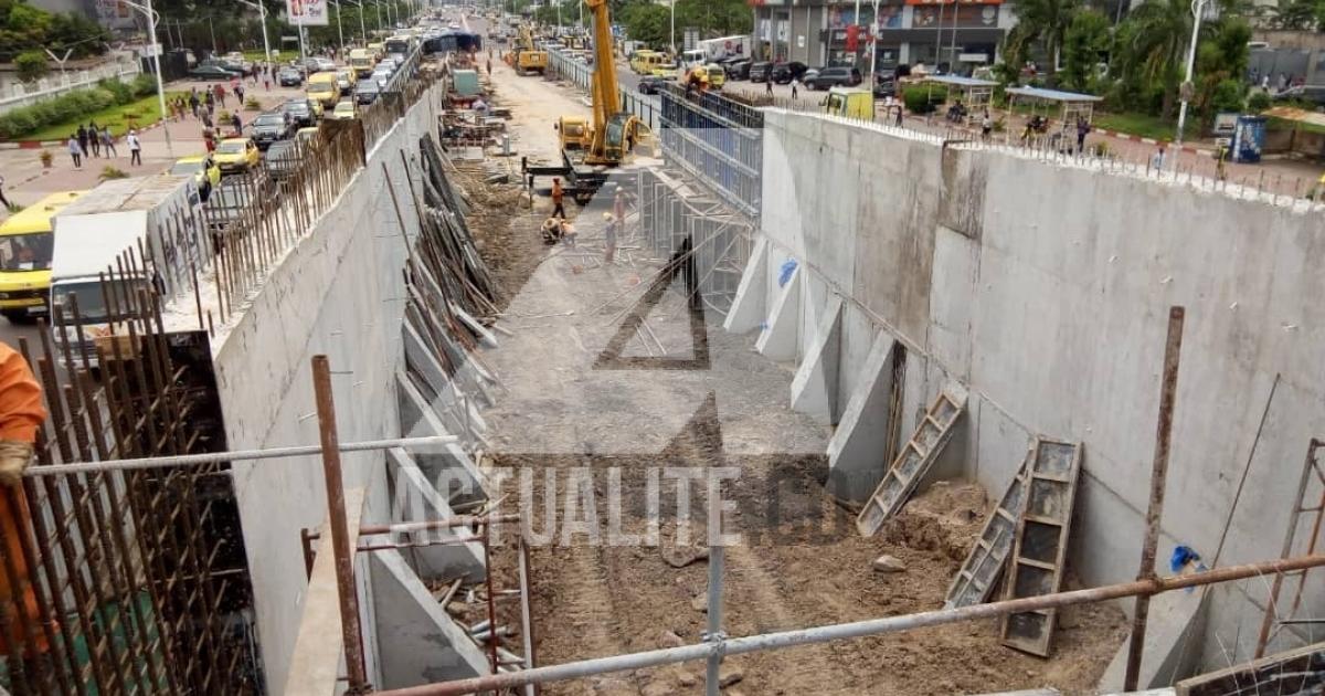 Un chantier de saut-de-mouton/Ph ACTUALITE.CD