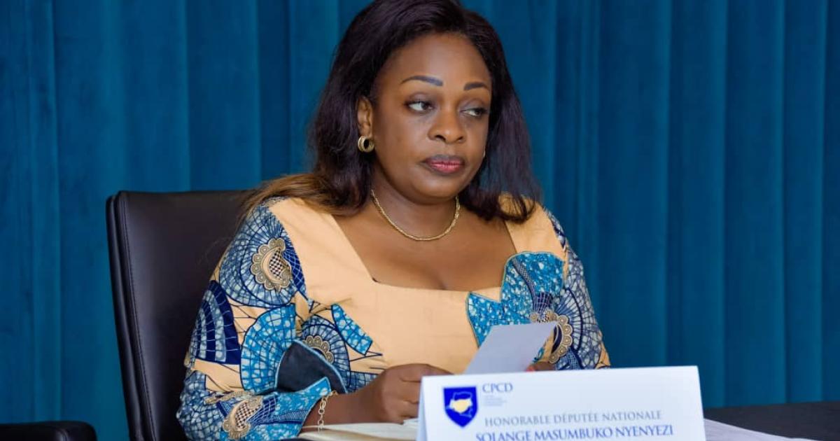 Déchéance Mabunda : « Je soutiens les réformes initiées par le Chef de l’Etat en lien avec la population », Solange Masumbuko (FCC)