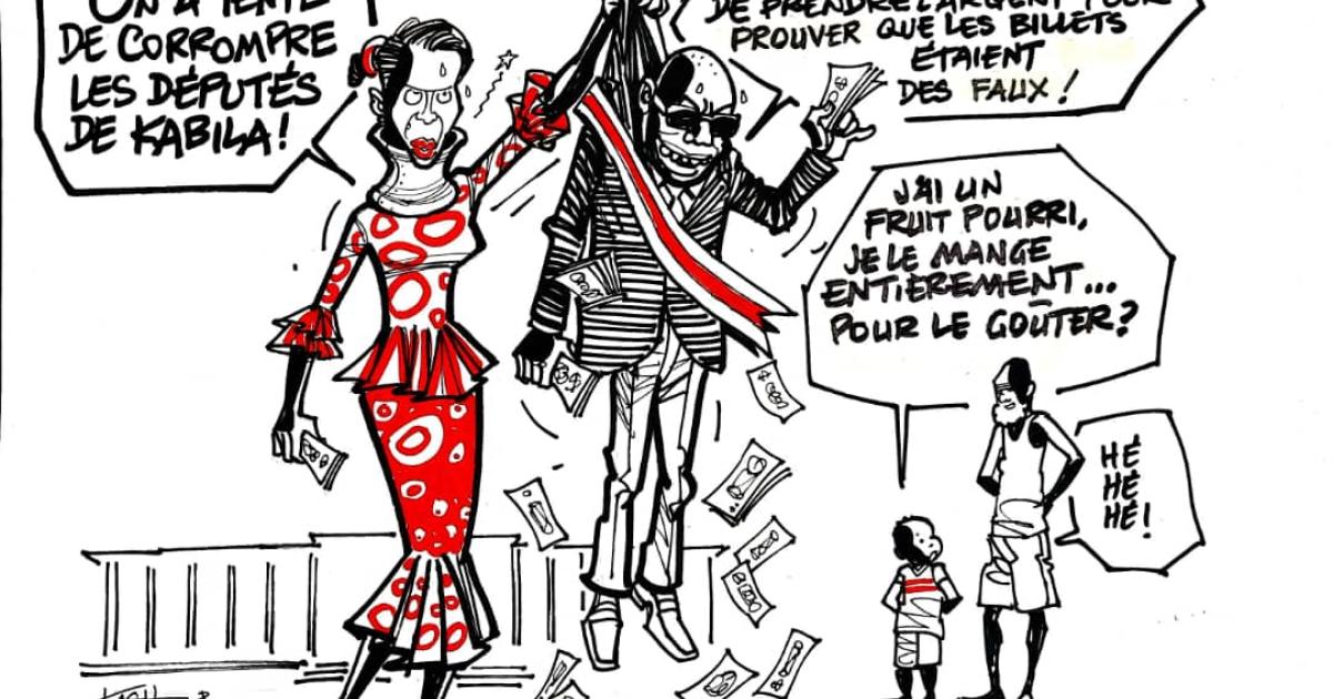 Caricature ACTUALITE.CD réalisée par Kash