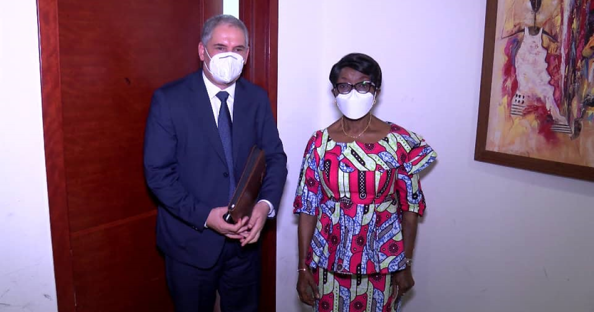 L'ambassadeur algérien en RDC et la Minaffet Tumba Nzeza/Ph droits tiers 