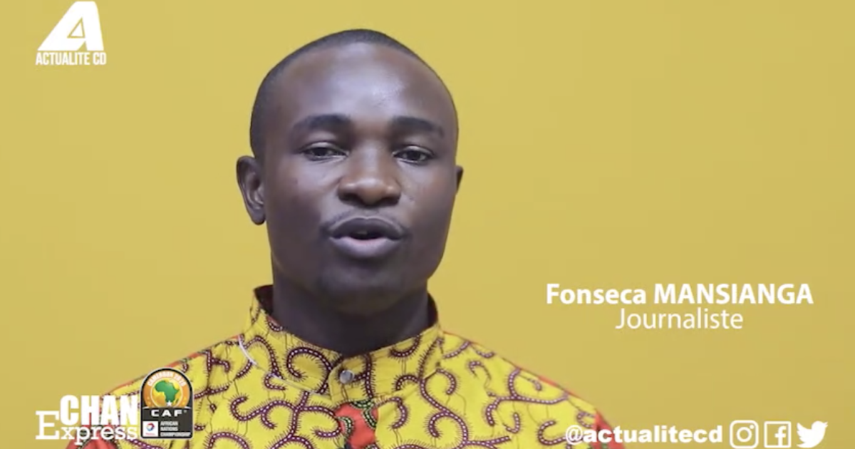 Fonseca Mansianga, journaliste à ACTUALITE.CD
