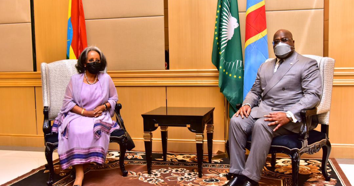 Sahle-Work Zewde et Félix Tshisekedi/Ph Présidence 