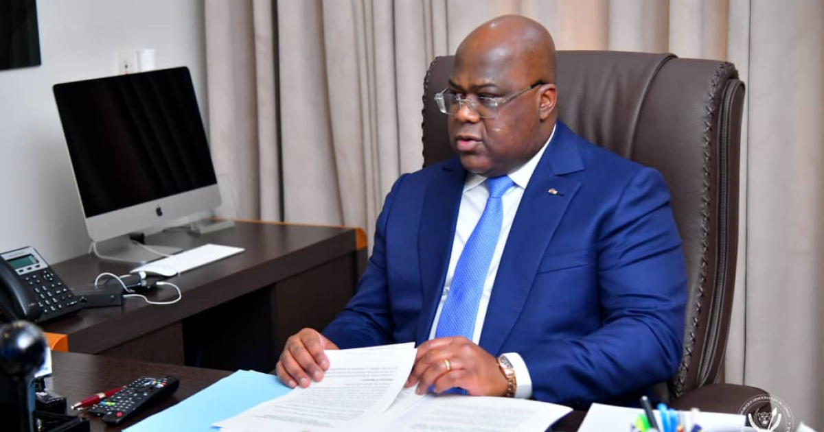 Le président de la république, Félix Tshisekedi/Ph Présidence 