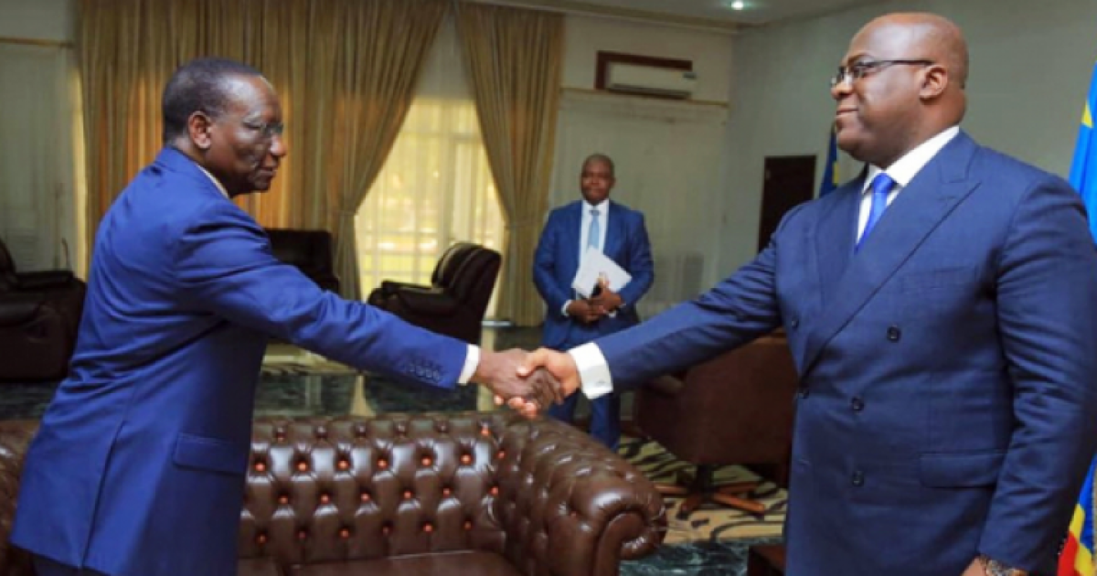 Félix Tshisekedi, Président de la RDC et Sylvestre Ilunkamba, Premier ministre