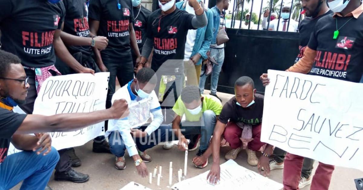 RDC : des mouvements  citoyens  ont marché  à Lubumbashi pour rappeler à  Tshisekedi  sa promesse “de sécuriser l'est  du pays”