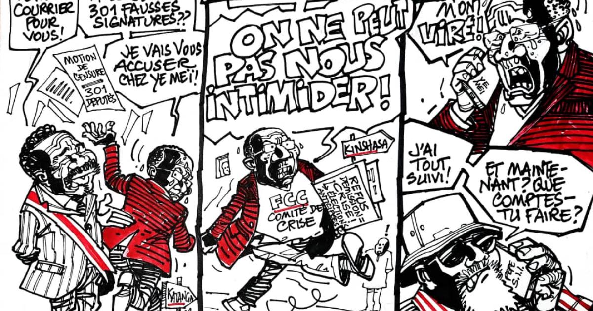 Les caricatures de ACTUALITE.CD sont réalisées par Kash. 