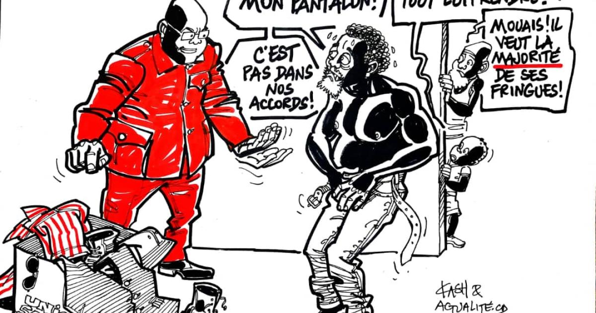 Les caricatures de ACTUALITE.CD sont réalisées par Kash. 