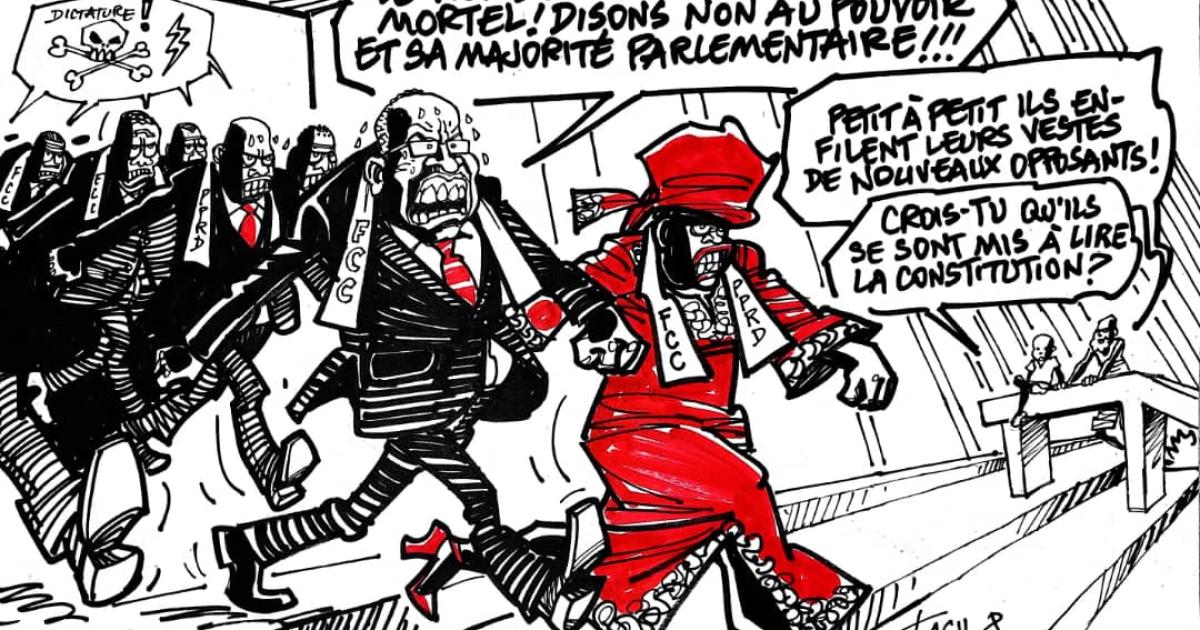 Les caricatures de ACTUALITE.CD sont réalisées par Kash. 