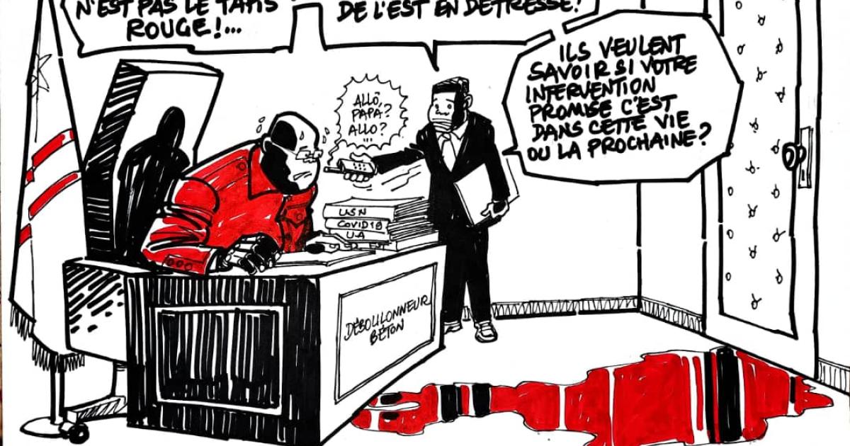 Les caricatures de ACTUALITE.CD sont réalisées par Kash. 