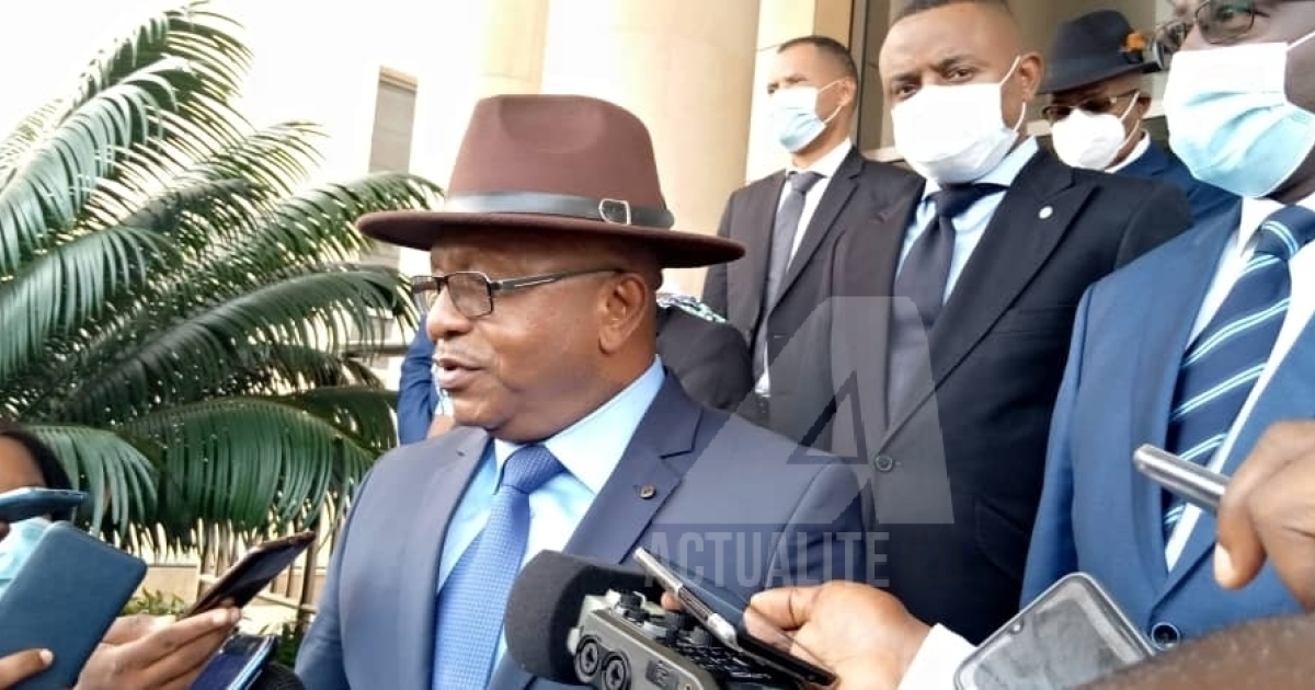 La délégation de Ensemble pour la république après rencontre avec le PM Sama Lukonde/Ph ACTUALITE.CD