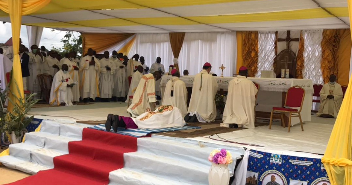 Cérémonie d'intronisation de Mgr François Abeli/Ph ACTUALITE.CD