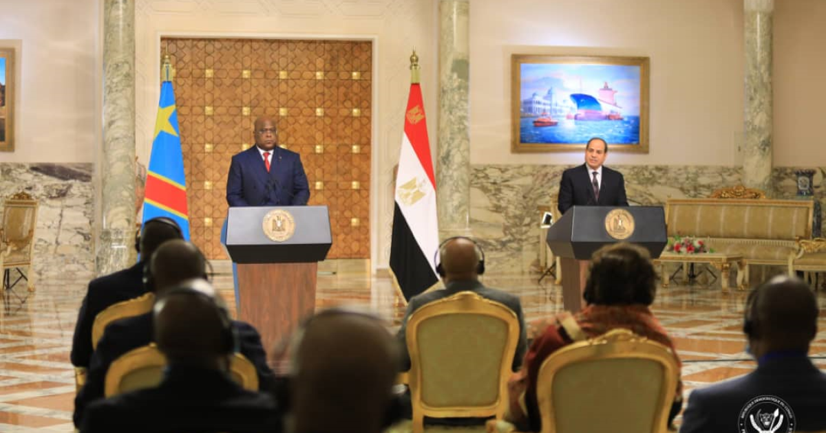 Félix Tshisekedi et Abdel Fattah Al-Sissi/Ph Présidence 