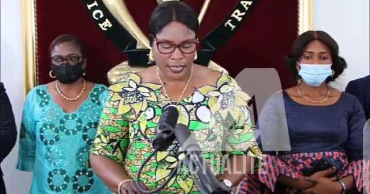 La Vice-gouverneur et gouverneur ad intérim du Lualaba, Fifi Masuka Saini /ACTUALITE.CD.