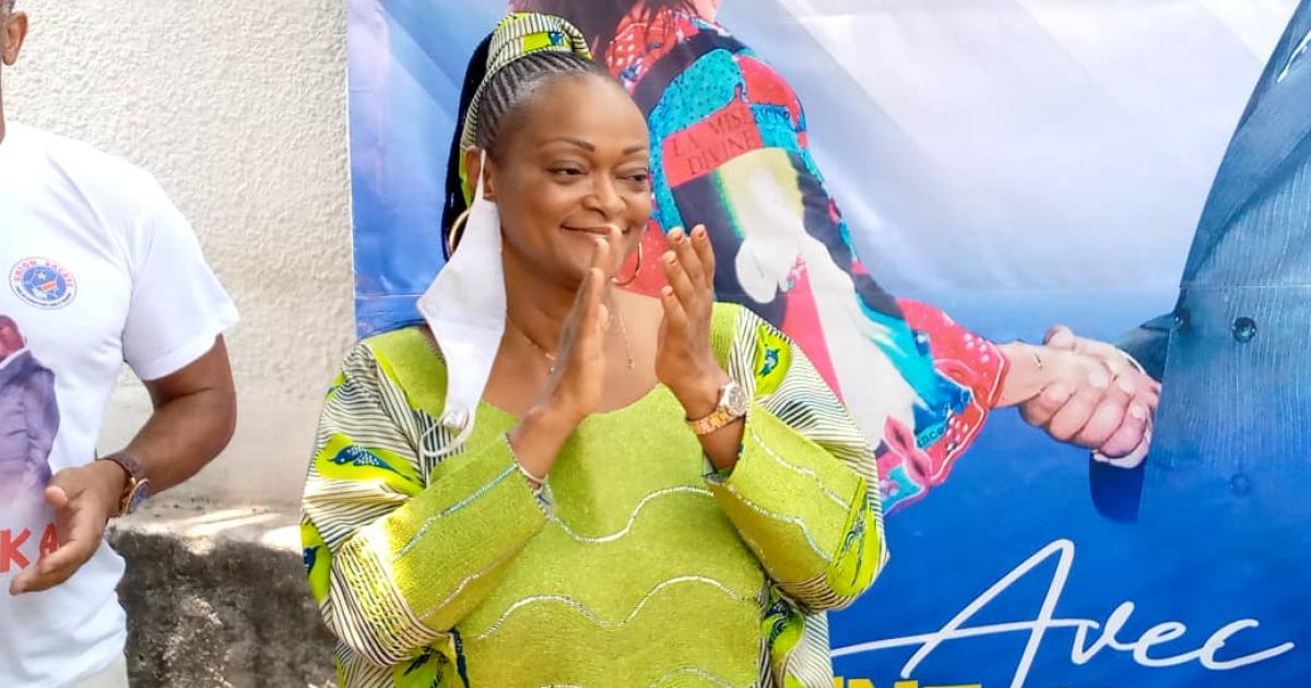 L'ancienne candidate députée nationale Wivine Moleka