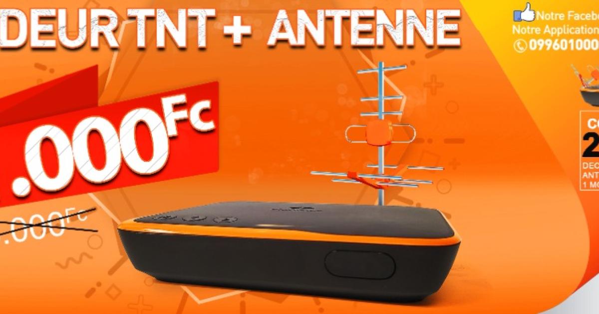 Avec 1000 FC, Obtenez le décodeur TNT + antenne STARTIMES