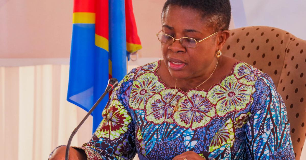 La Vice-Premier ministre, ministre de Plan, Elysée Munembwe