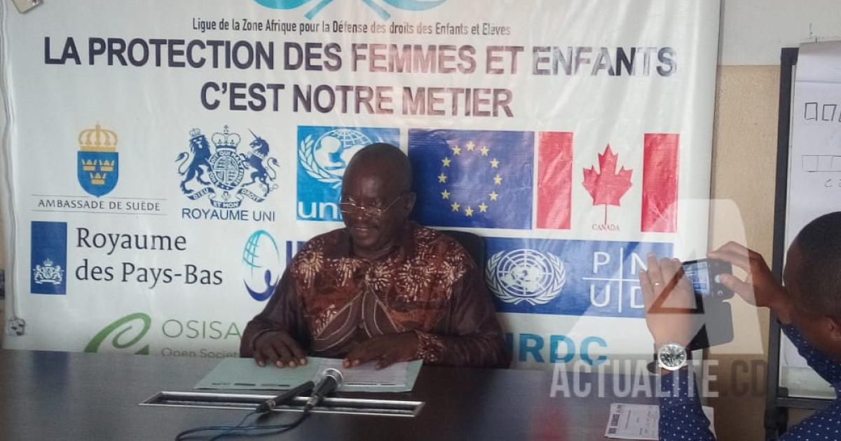 Joseph Godé Kayembe, président du conseil d’administration de la LIZADEEL/Ph. ACTUALITE.CD