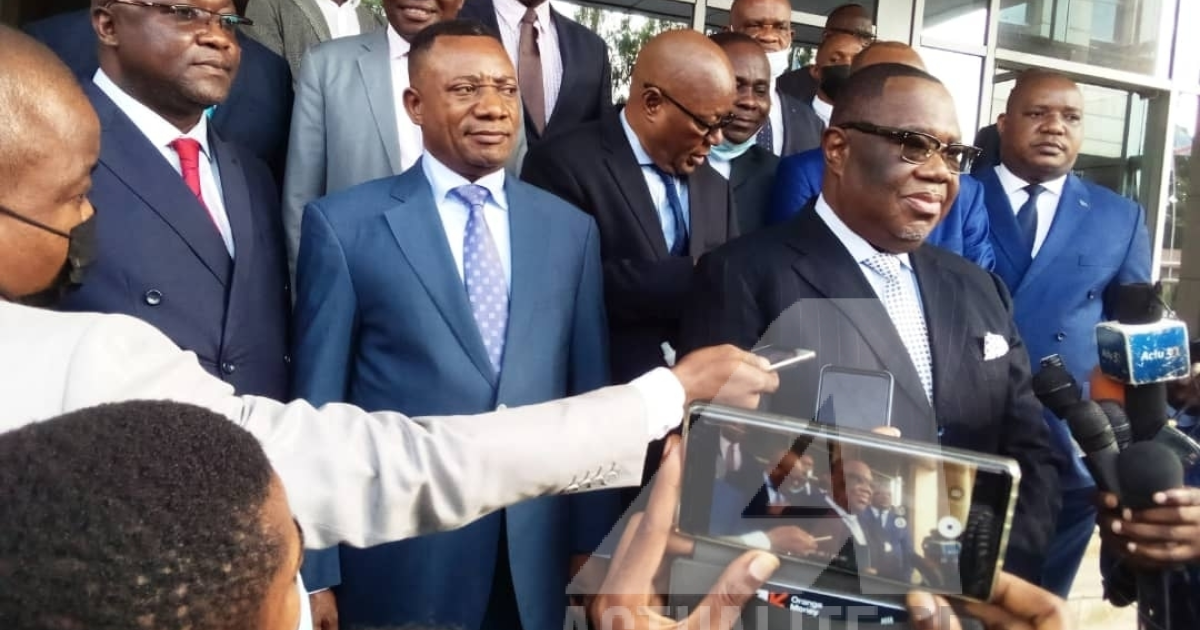 La délégation des députés PPRD après rencontre avec le PM Sama Lukonde/Ph ACTUALITE.CD