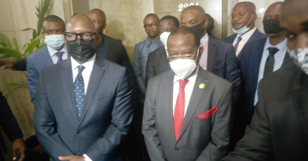 Le Premier ministre Sama Lukonde et l'informateur Bahati Lukwebo