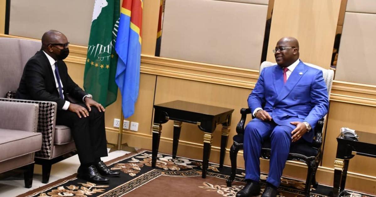 Sama Lukonde Kyenge, Premier ministre et Félix Tshisekedi, Président de la République/Ph. Présidence de la République