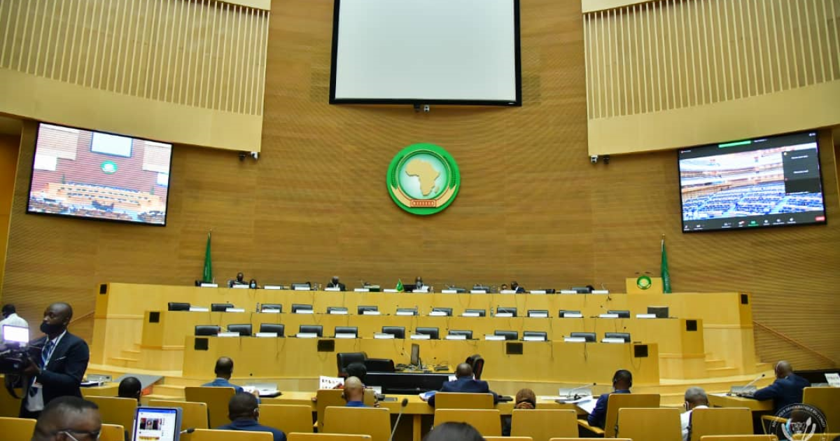 Salle de plénière de l'UA à Addis Abeba