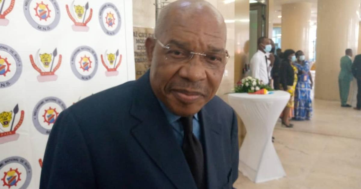 François Mwamba, coordonnateur national du Conseil présidentiel de veille stratégique, ancien coordonnateur de MNS. Ph. ACTUALITE.CD.