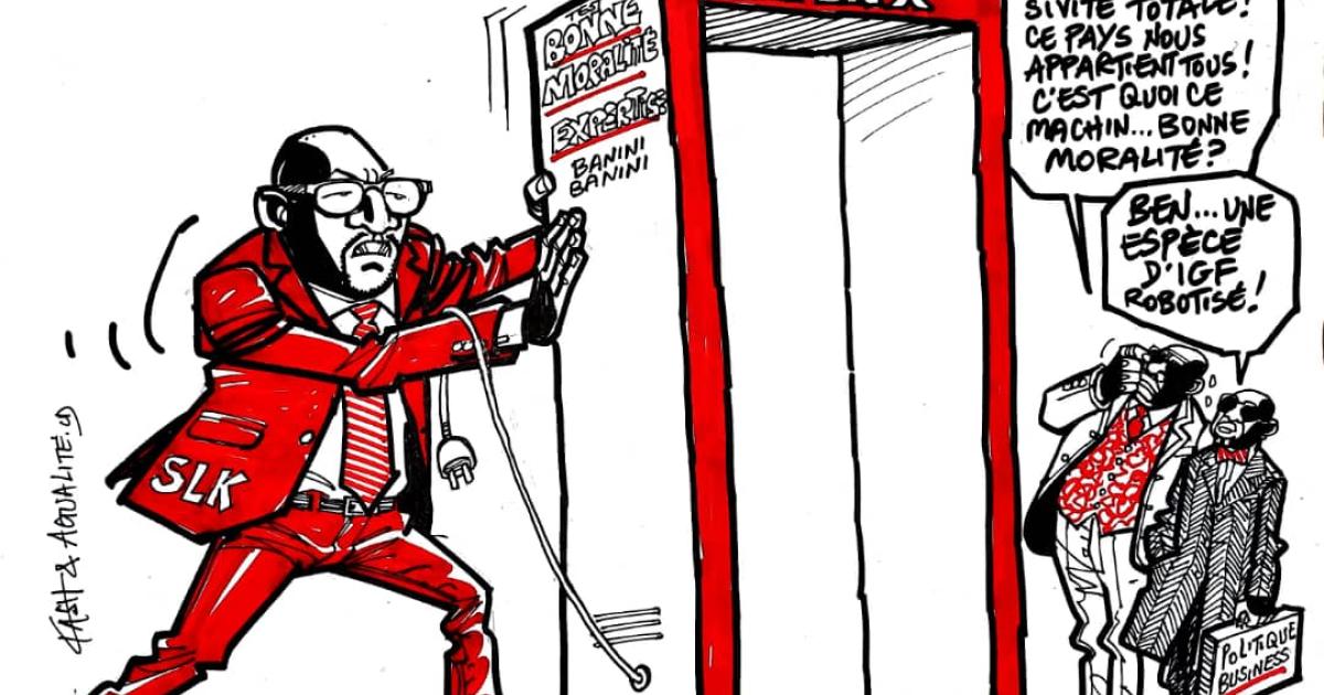 Les caricatures de ACTUALITE.CD sont réalisées par Kash. 