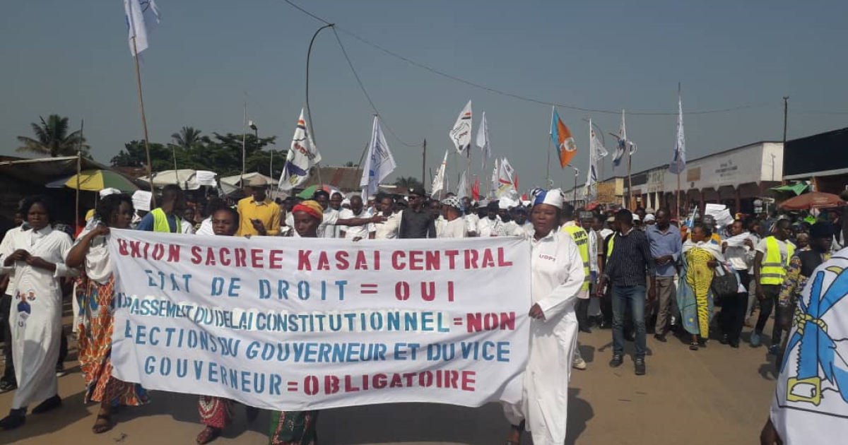 Les partis et associations membres de l'Union sacrée