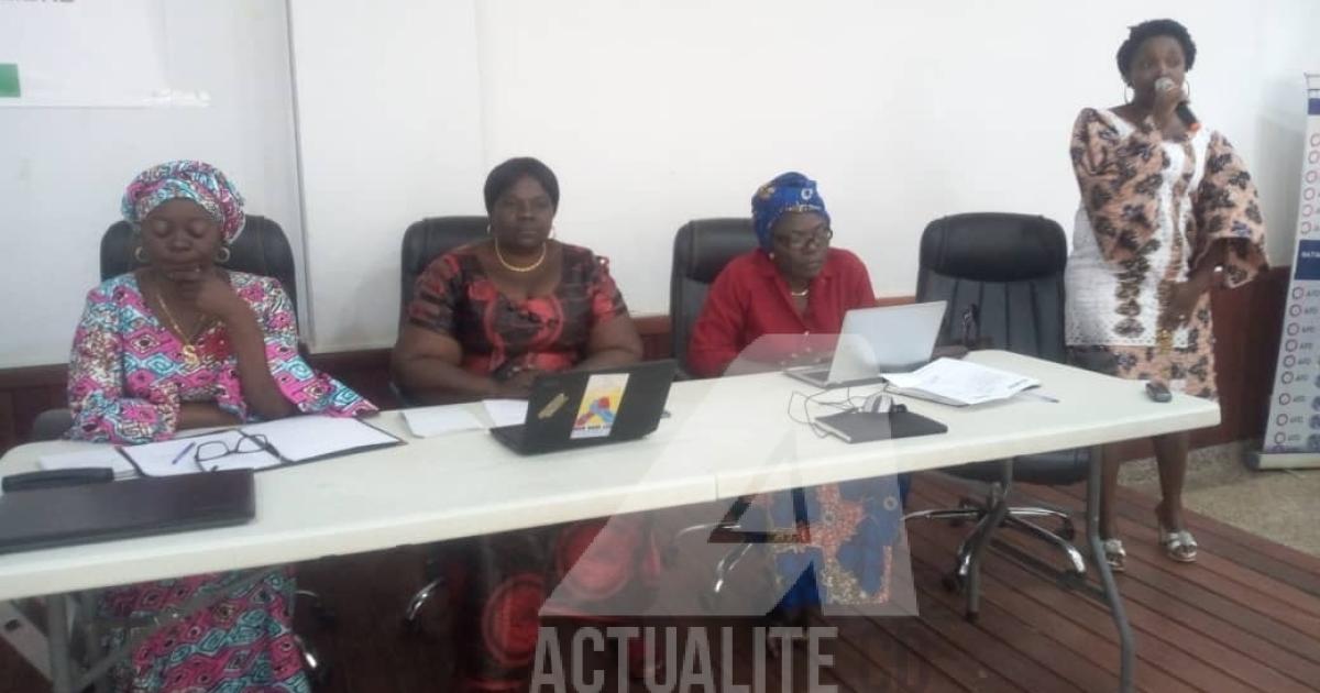 Bureau de l'Association des Femmes des médias (AFEM)/Ph. ACTUALITE.CD