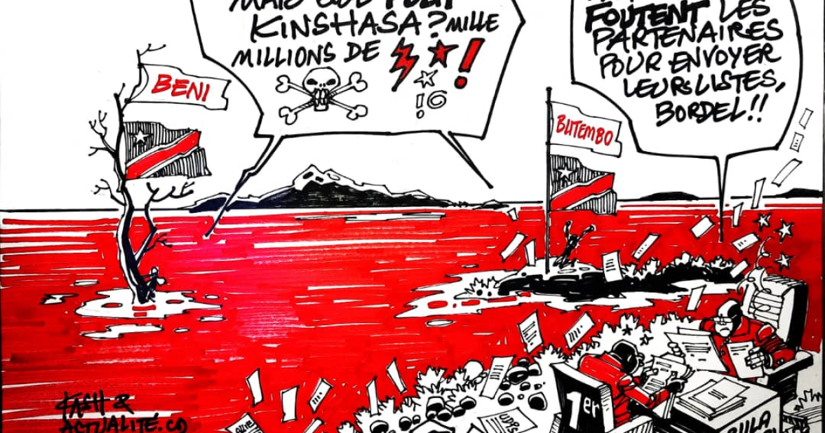 Caricature par Kash/ACTUALITE.CD
