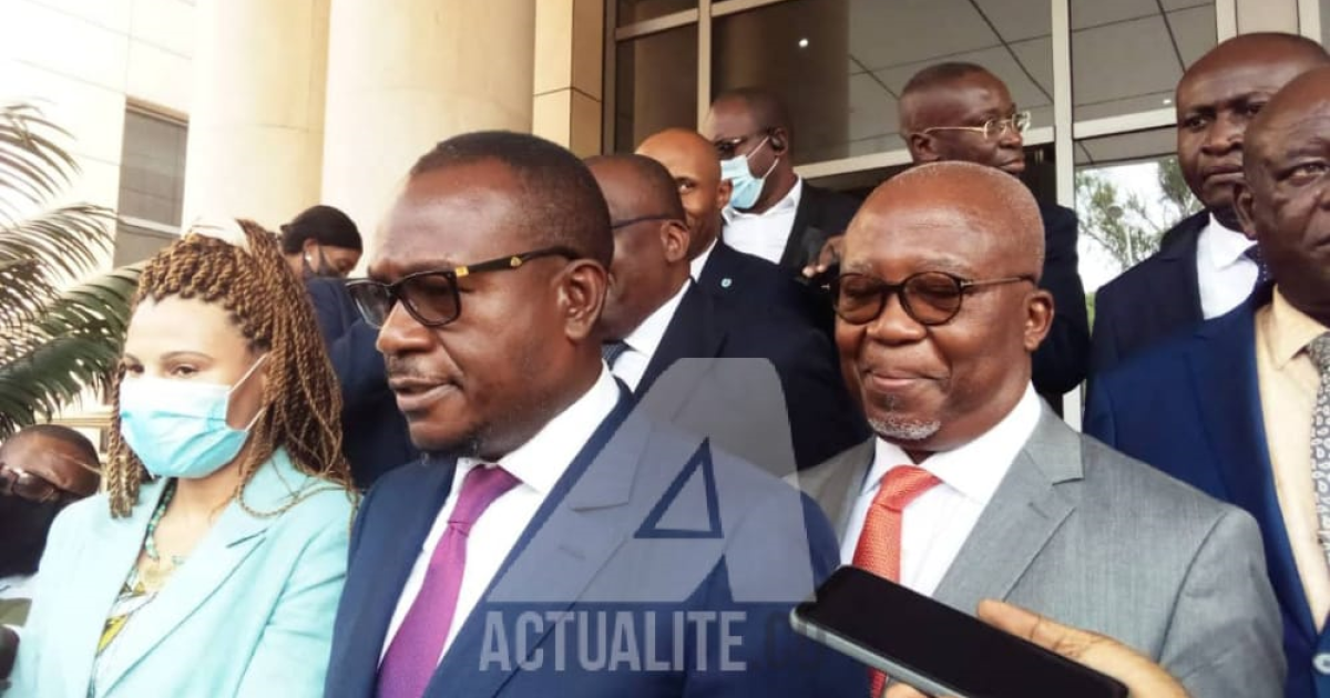 La délégation de G13 après rencontre avec le Premier ministre/Ph ACTUALITE.CD