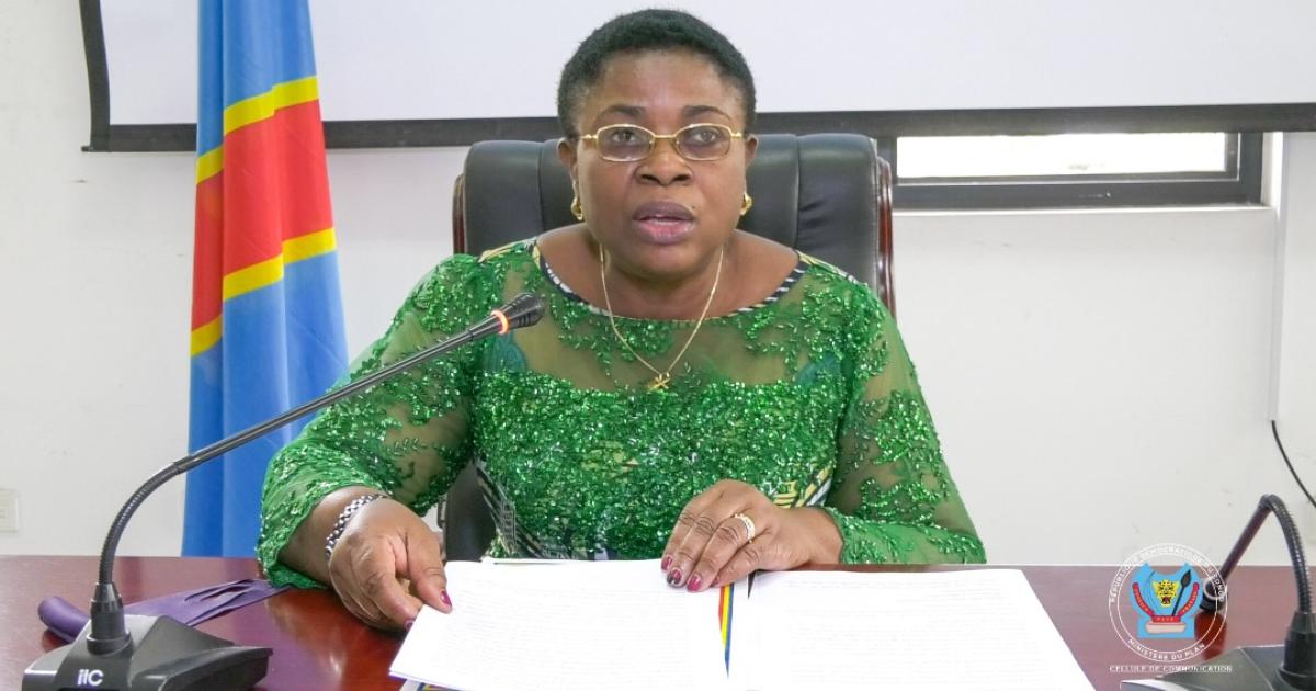 La Vice-Premier Ministre, Ministre du Plan, Elysée Munembwe Tamukumwe
