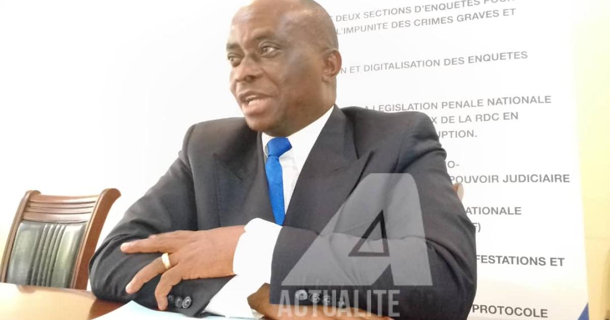 Georges Kapiamba, Coordonnateur de l'ACAJ/Ph. ACTUALITE.CD