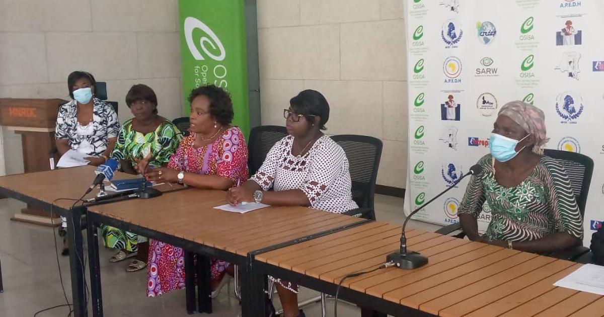 Les femmes bénéficiaires de l'appuie financier d'OSISA / Justice Économique et Sociale. Ph. Droits tiers.