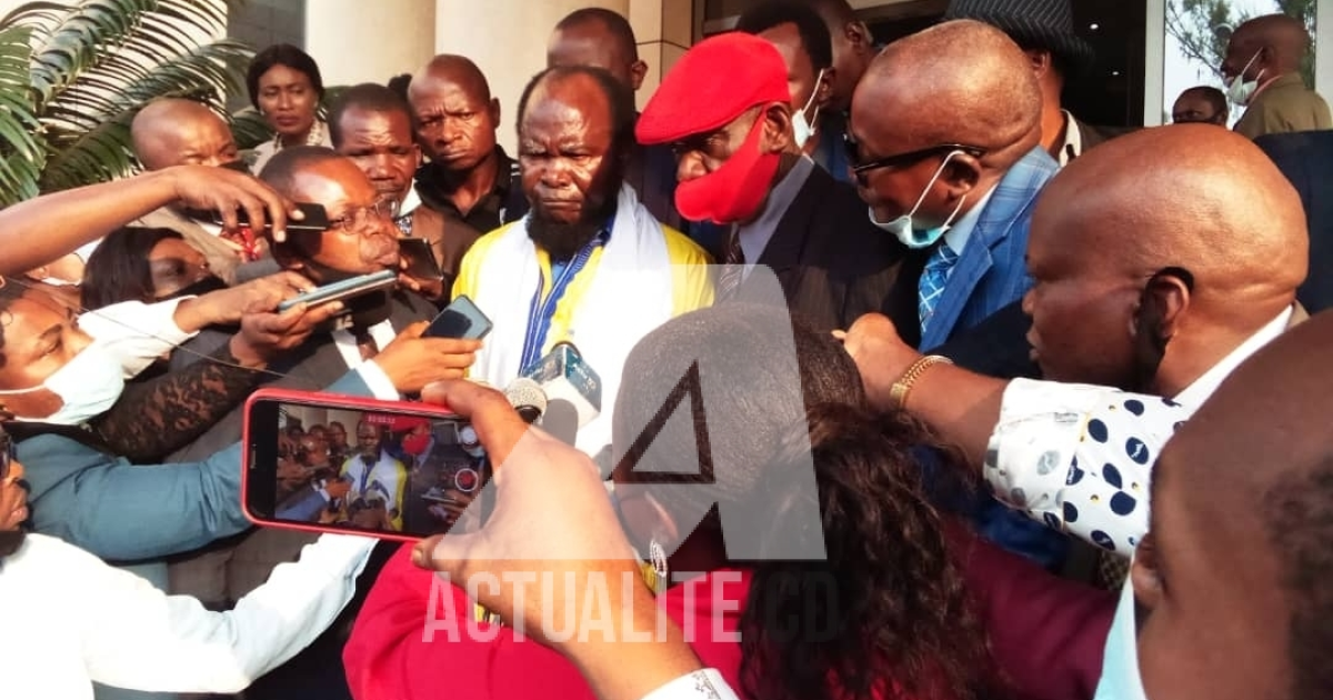 La délégation de BDM conuite par Ne Mwanda Nsemi auprès du Premier ministre/Ph ACTUALITE.CD