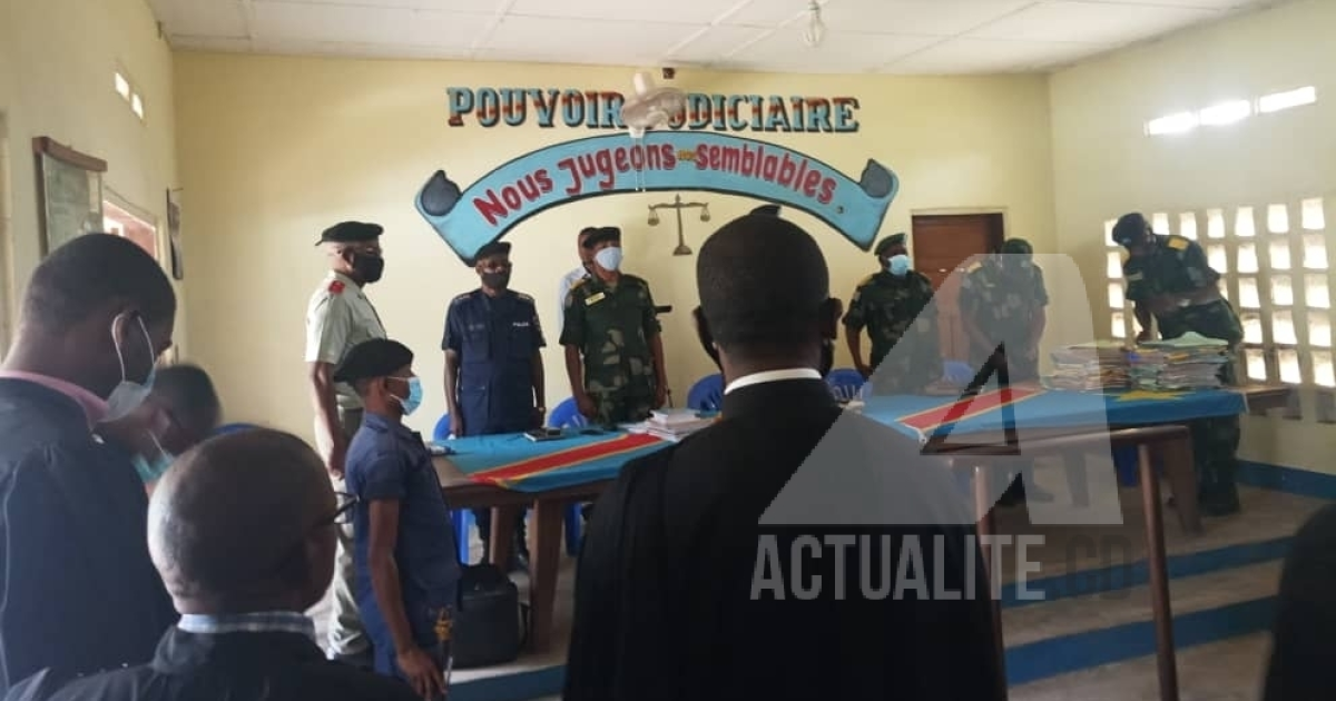 Procès du meurtre des experts de l'ONU à Kananga/Ph ACTUALITE.CD
