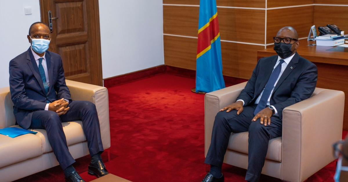 Sama Lukonde et Dominic Sam