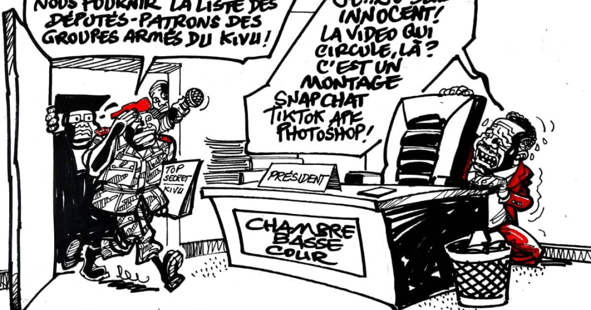 Les caricatures de ACTUALITE.CD sont réalisées par Kash. 