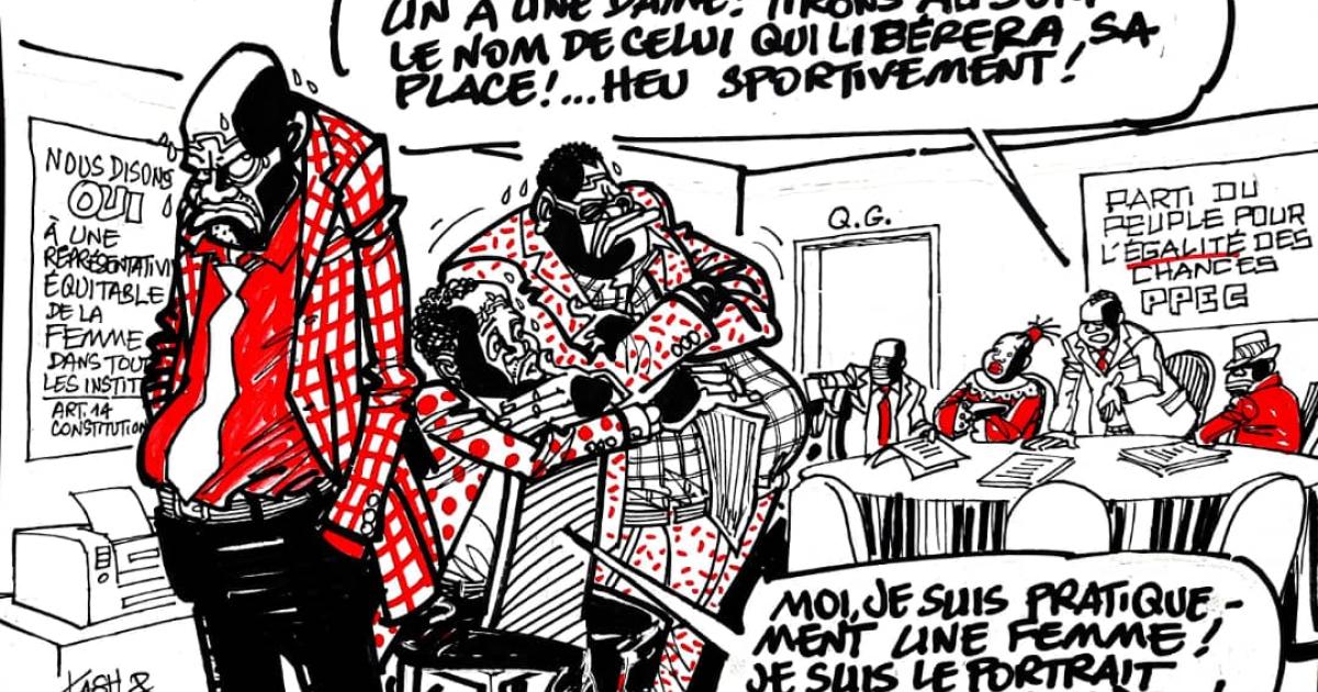Les caricatures de ACTUALITE.CD sont réalisées par Kash. 