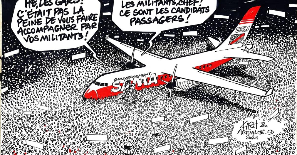 Les caricatures de ACTUALITE.CD sont réalisées par Kash. 