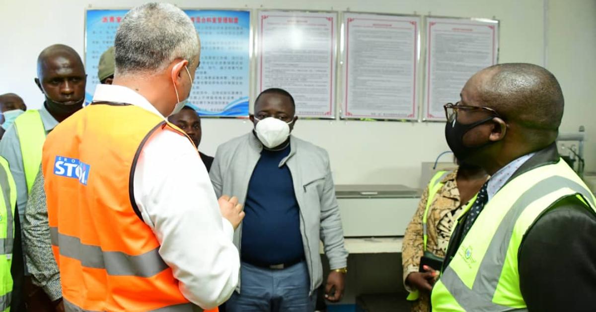 visite d'inspection du coordonnateur de l'APLC à l'aéroport de N'djili 